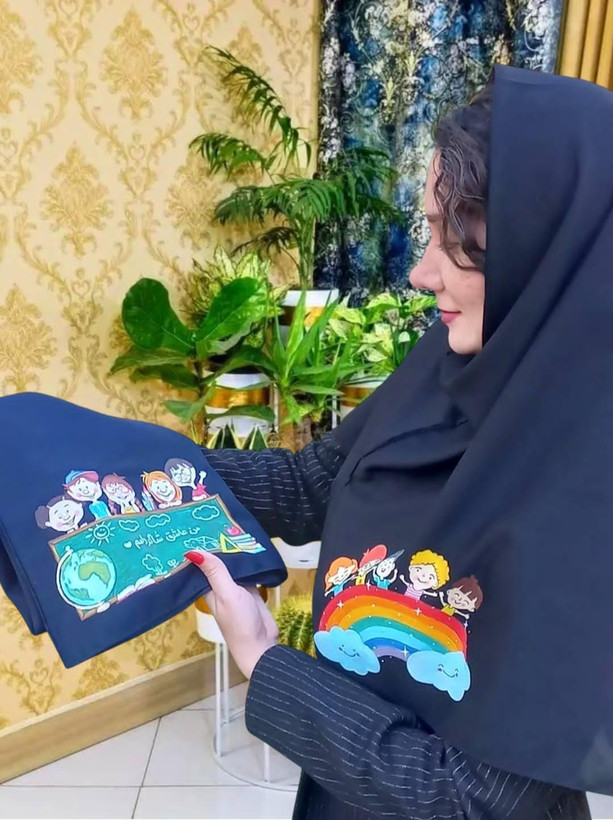 نقاشی مقنعه