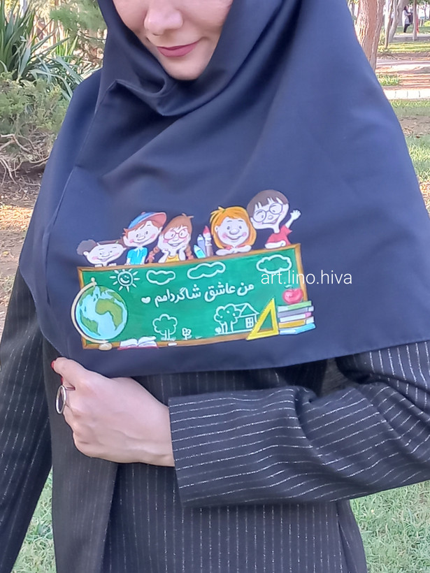 نقاشی مقنعه