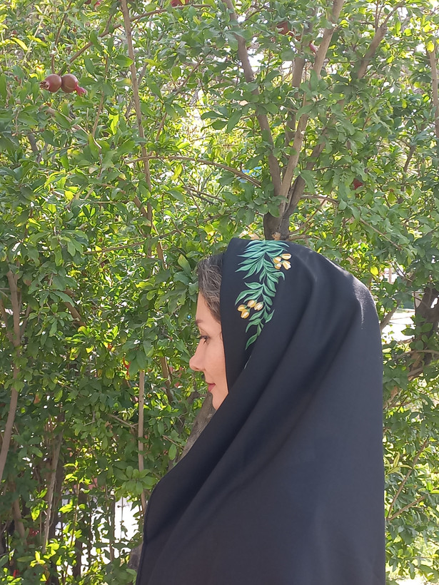 نقاشی مقنعه