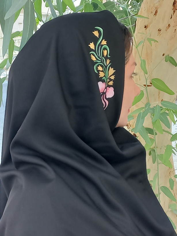 نقاشی مقنعه